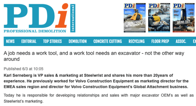 Pdi demolition article