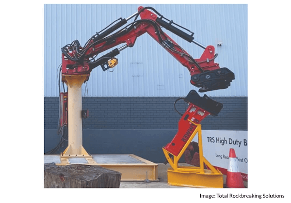 TRS boom safe crushing plant